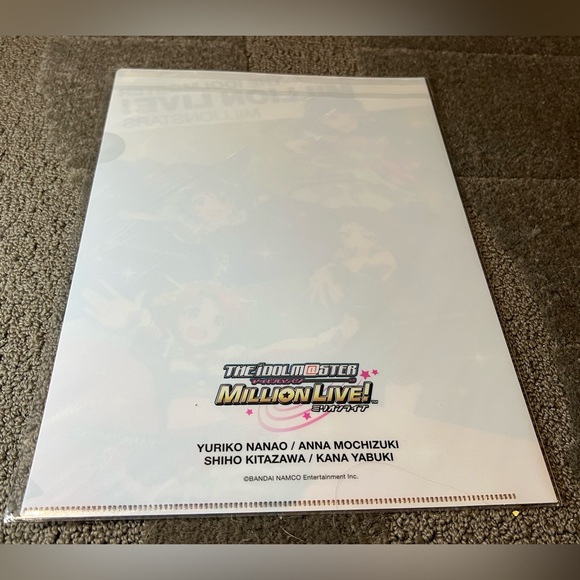 The Idolmaster / iDOLM@STER Million Live! Millionstars Clear File Folder Anime - Picture 2 of 5